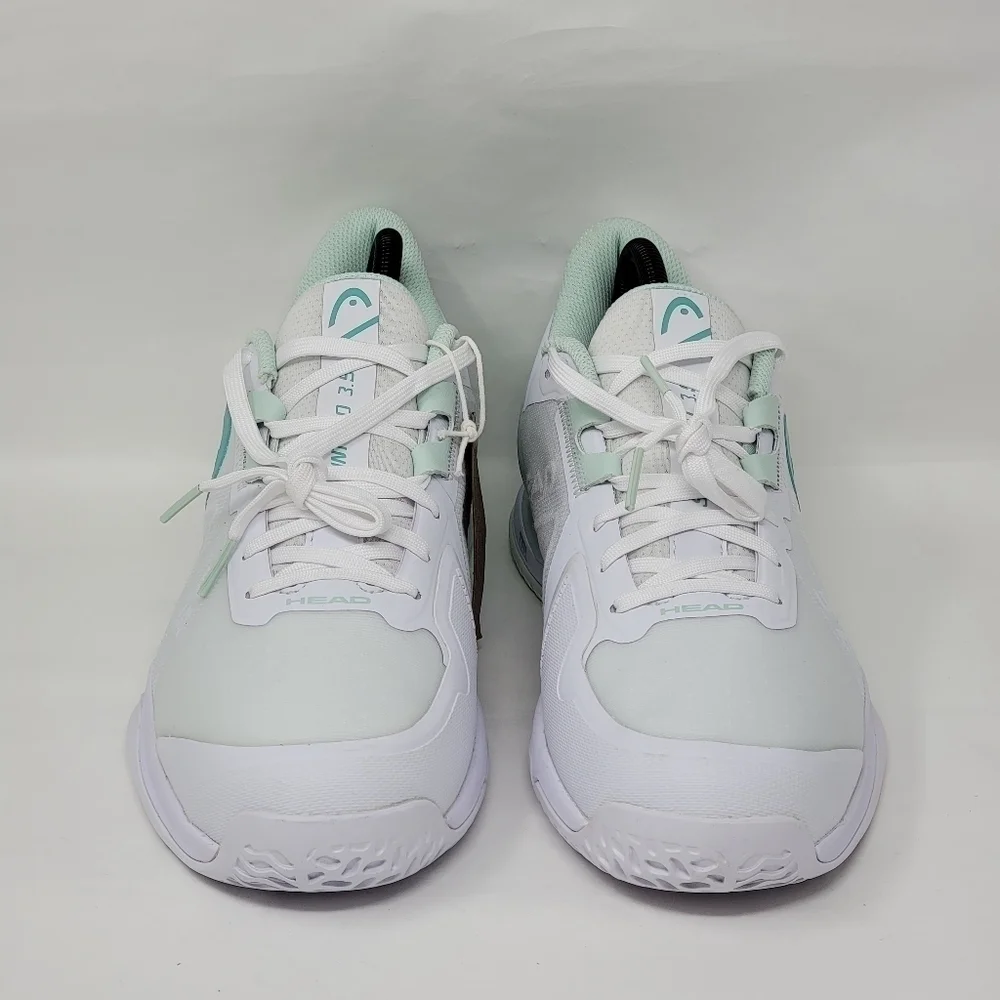 Head Women’s Sprint Pro 3.5 Tennis Shoes White and Aqua 274163 Size Multi New